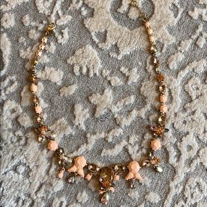 Peach JCrew necklace